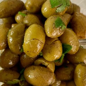 Herbed Cracked Olives